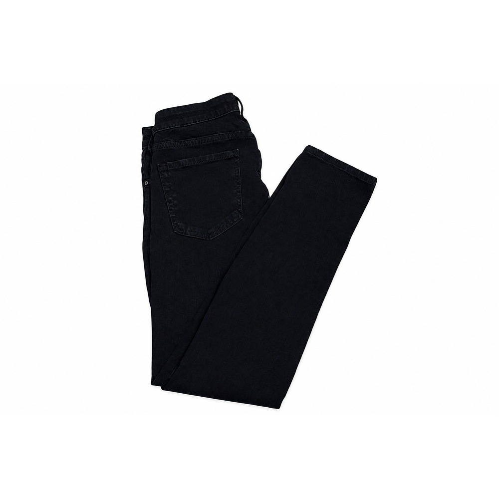 Just Black Petite Skinny‎ Denim Jeans Womens 26P Black Made in USA - Picture 3 of 3
